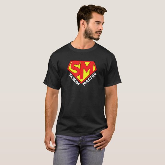 T-shirt Super Scrum Master Agile Scrum Master Master (Devant entier)