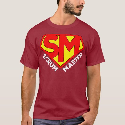 T-shirt Super Scrum Master Agile Scrum Master Master (2) (Devant)