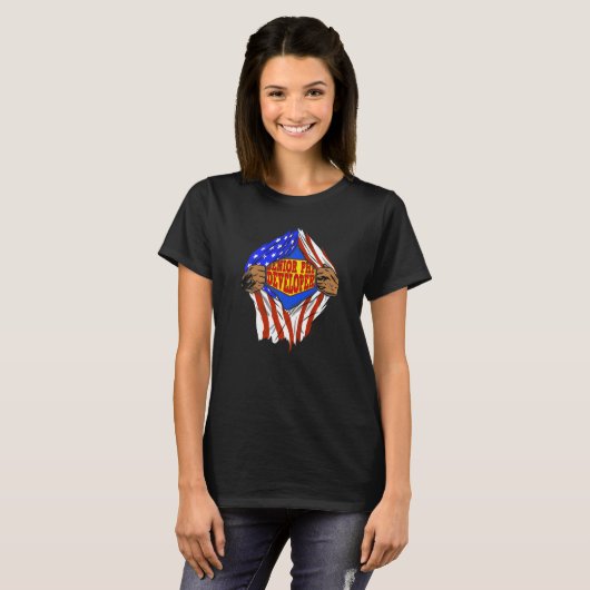 T-shirt Super Senior Php Developer Hero Job (Devant entier)