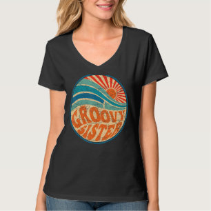 T-shirt Super soeur les années 70 Nostalgie esthétique des