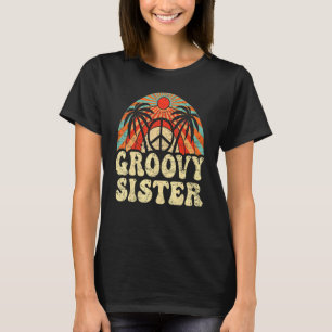 T-shirt Super soeur les années 70 Nostalgie esthétique des