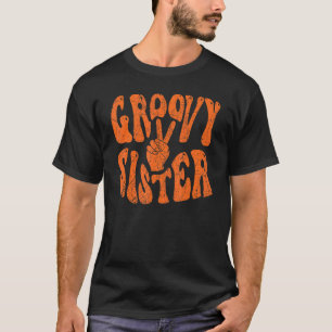 T-shirt Super soeur les années 70 Nostalgie esthétique des