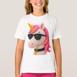 T-shirt super soft unicorn-style plush style
