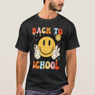 T-shirt Super Sourire Visage Retour À L'École Enseignant P