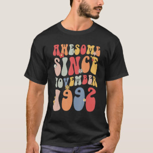 T-shirt Super stupéfiant depuis Novembre 1992 Retro 30e