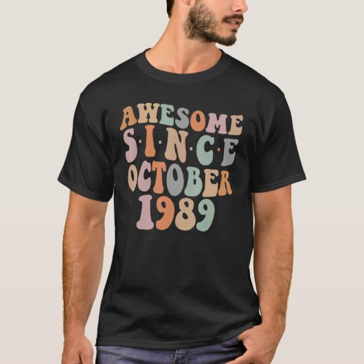 T-shirt Super stupéfiant depuis octobre 1989 33e anniversa (Devant)