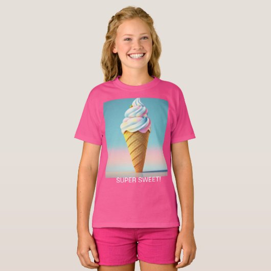 T-shirt Super Sweet : (Devant entier)