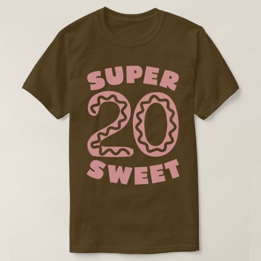 T-shirt Super Sweet 20 Donut (Design devant)