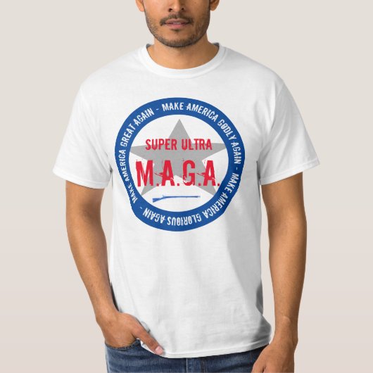 T-shirt Super Ultra MAGA (Devant)
