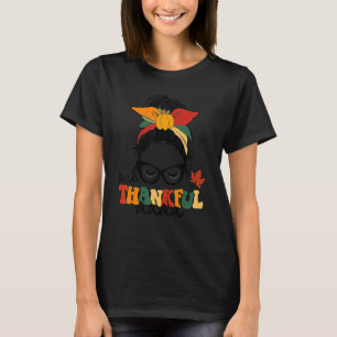 T-shirt Super Un Merci Mama Messy Bun Femmes Automne E