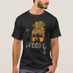 T-shirt Super Une Éffrayante Mama Witchy Mama Skull Witch