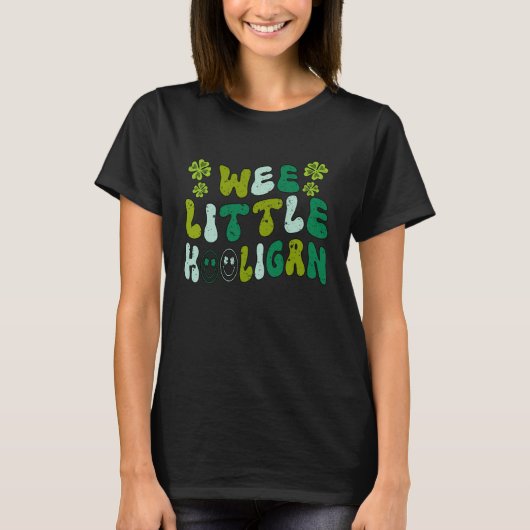 T-shirt Super WEE PETIT HOOLIGAN Kids St Patrick s Day B (Devant)