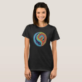 T-shirt Super YIN YANG Vibes Yoga Méditation Chi Gong Yin (Devant entier)