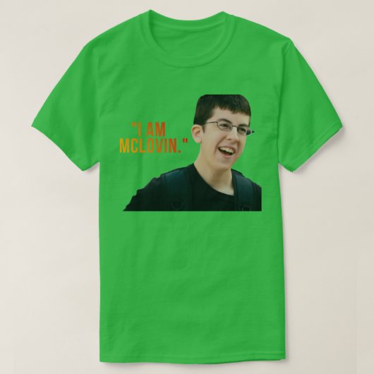 T-shirt Superbad McLovin Je suis McLovin Red (Design devant)