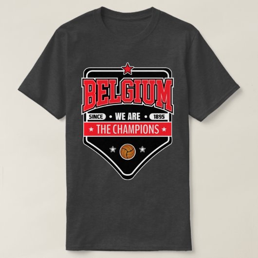 T-shirt SuperBadge Belgique (Design devant)
