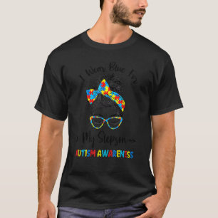 T-shirt Superbe chignon en désordre Autisme Puzzle Maman G
