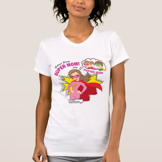 T-shirt superbe de maman (Devant)