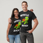T-shirt Superbe Design De Plage De Myrtle Avec Une Mignonn (Unisexe)