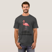 T-shirt Superbe flamant (Devant entier)