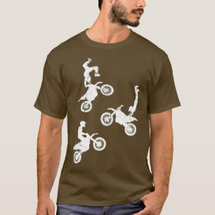 T-shirt Supercross Dirt Vélo Stunts Vélo Roue