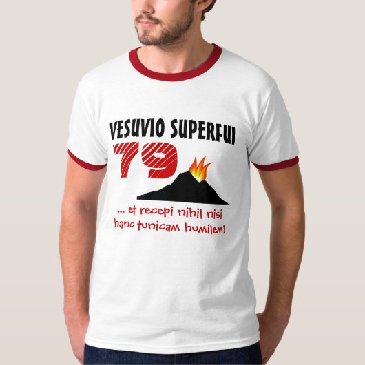 T-shirt Superfui de Vesuvio (79) (Devant)