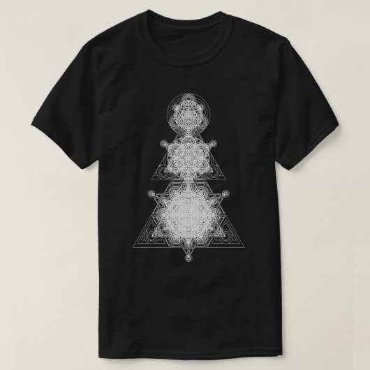 T-shirt Supergéométrie triangulaire (Design devant)