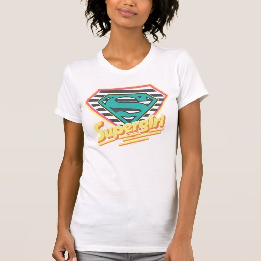 T-shirt Supergirl a barré le logo (Devant)