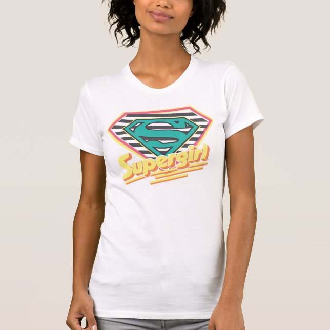 T-shirt Supergirl a barré le logo (Devant)