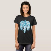 T-shirt Supergirl Blue Wings (Devant entier)