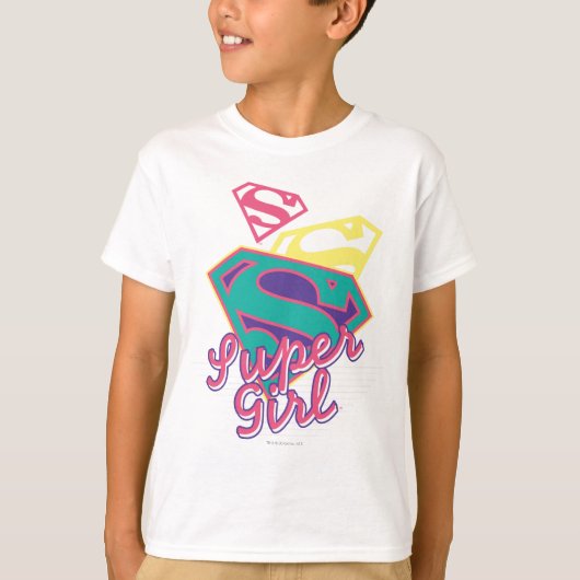 T-shirt Supergirl Cursive (Devant)