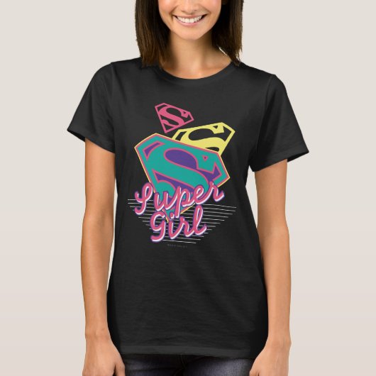 T-shirt Supergirl Cursive (Devant)