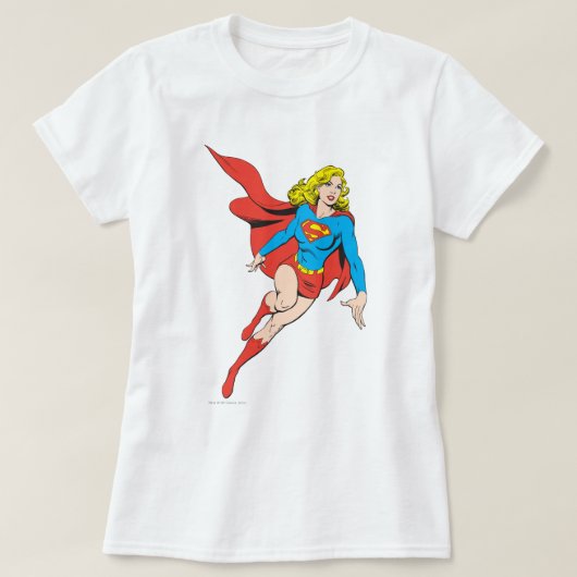T-shirt Supergirl en mouvement (Design devant)