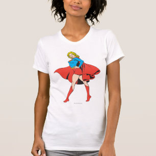 T-shirt Supergirl frappe une pose