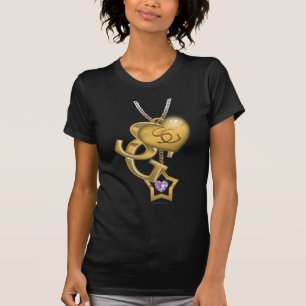 T-shirt Supergirl Gold Locket