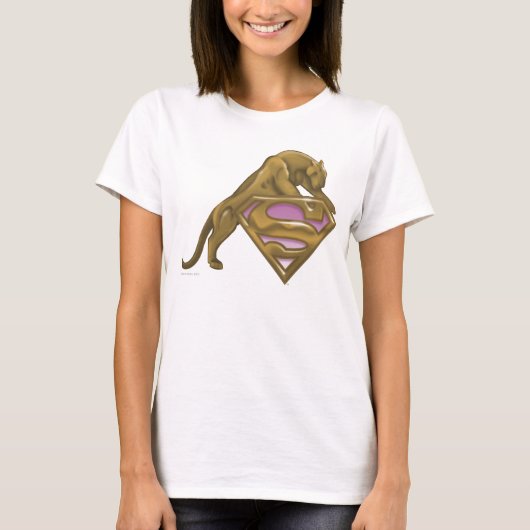 T-shirt Supergirl Golden Cat (Devant)