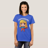 T-shirt Supergirl "L'avenir est féminin" (Devant entier)