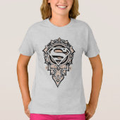 T-shirt Supergirl Mandala Graphic (Devant)