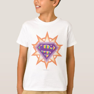 T-shirt Supergirl Orange Starburst
