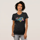 T-shirt Supergirl Paint and Spills (Devant entier)