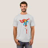 T-shirt Supergirl prête à partir (Devant entier)