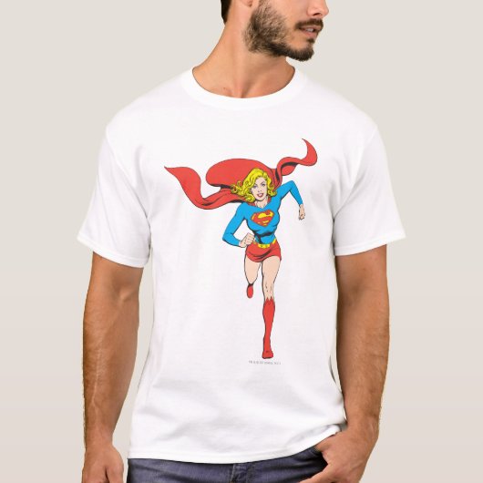 T-shirt Supergirl prête à partir (Devant)
