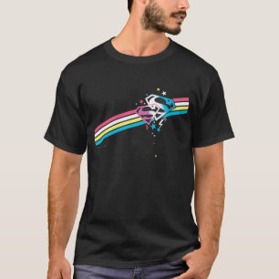 T-shirt Supergirl Rainbow Stripes