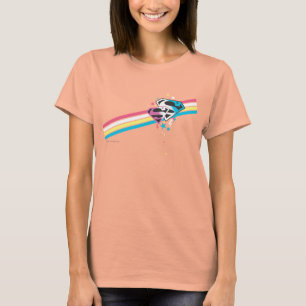 T-shirt Supergirl Rainbow Stripes