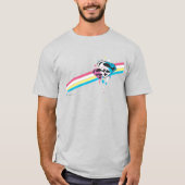 T-shirt Supergirl Rainbow Stripes (Devant)