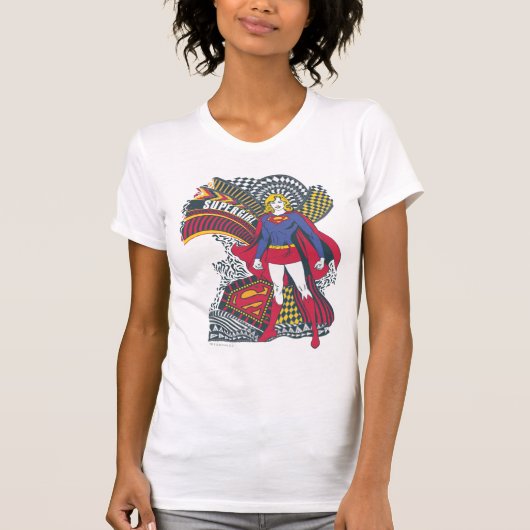 T-shirt Supergirl Random World 1 (Devant)