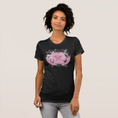 T-shirt Supergirl rose aile design (Devant entier)