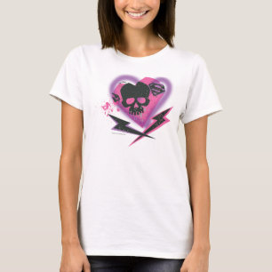 T-shirt Supergirl Skuls et Lightning