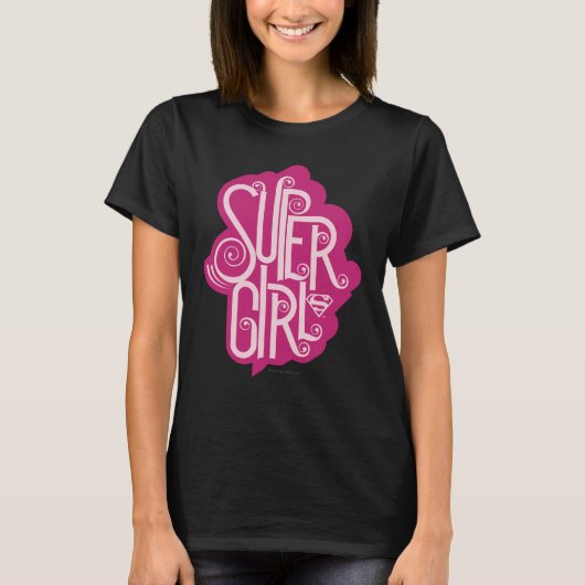 T-shirt Supergirl Swirl 1 (Devant)