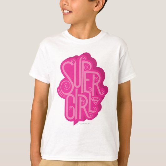 T-shirt Supergirl Swirl 2 (Devant)