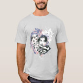T-shirt Supergirl Visage Collage (Devant)